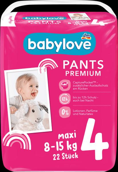 Produktbild dm babylove Pants Premium (Gr. 4, Tragepack, 22 Stück)