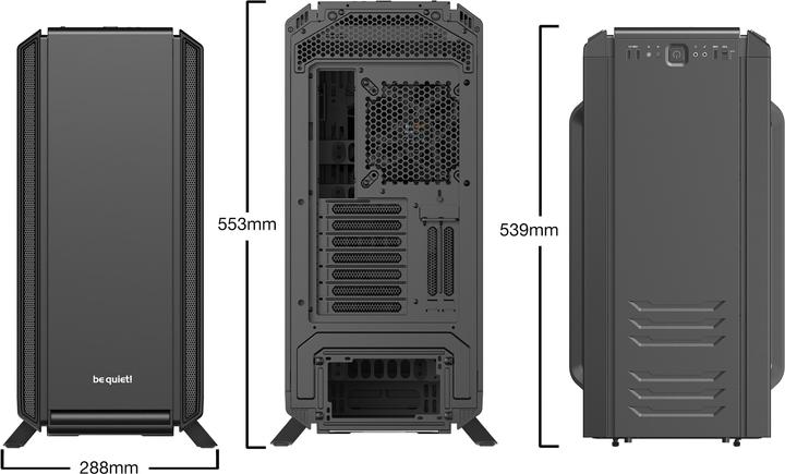 Produktbild be quiet! Silent Base 801 (ATX, mATX, Mini-ITX, E-ATX)