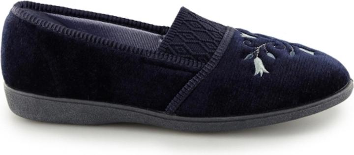 Produktbild Universal Textiles Inez Hausschuhe Pantoffeln mit BlumenStickerei (41)