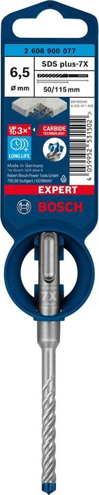 Produktbild Bosch Professional Zubehör EXPERT SDS plus-7X Hammerbohrer, 6,5 x 50 x 115 mm (6.5 Millimeter)