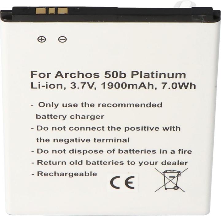 Immagine prodotto AccuCell Batteria per Archos AC50BPL Batteria Archos 50b Platinum