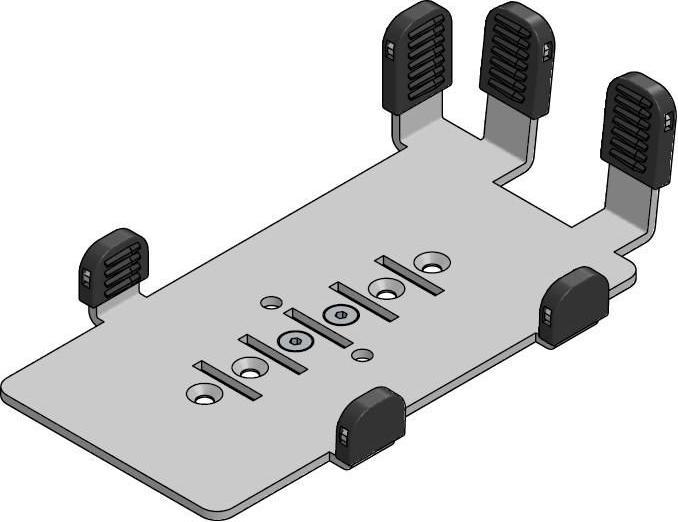 Actual product image Ergonomic Solutions Multigrip Plate For Verifone
