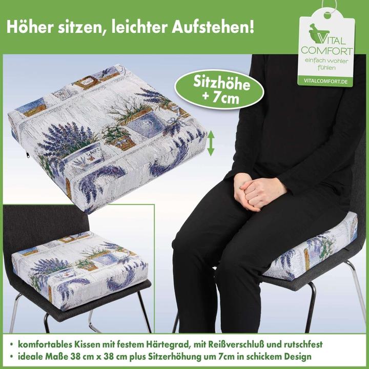 Immagine prodotto Vital Comfort Seggiolino Lavanda 38 x 38 x 7 cm