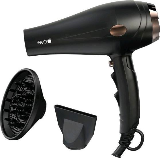 Eva- Kochen und Haushalt Eva HD9015 HaartrocknerSchwarzGold, 2200 W