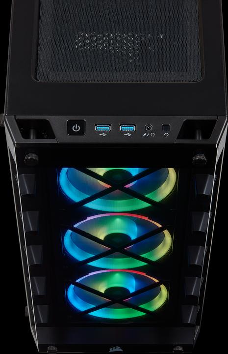 Actual product image Corsair iCUE 465X RGB (mATX, Mini-ITX, ATX)