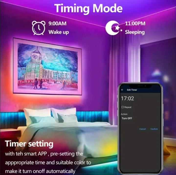 Actual product image Champ 15 metre LED strip light incl. app control (RGB, 1500 cm, Indoor)