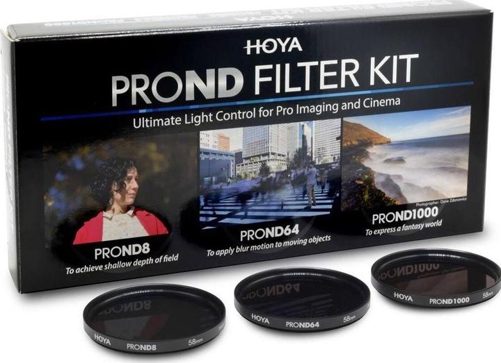 Produktbild Hoya PRO ND Filter Kit 8/64/1000 Filterset (72 mm, ND- / Graufilter)