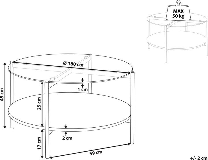 Actual product image Beliani Lovell