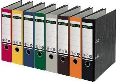 Actual product image Leitz STANDARD-ORDER A4 80MM With slots, for A4 format, cardboard (RC), back width 80mm. Pate (A4, 80 mm, 1 Piece)
