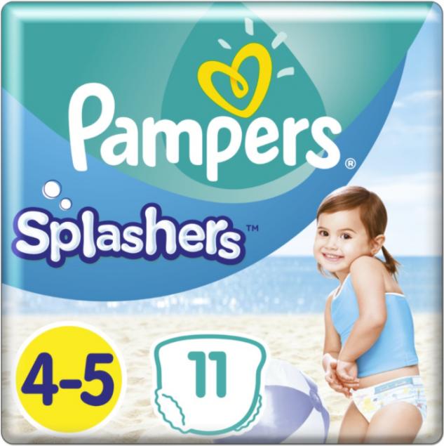 Immagine prodotto Pampers Splashers (Dimensione 4, Dimensione 5, Pacco trasportabile, 11 Pezzo/i)