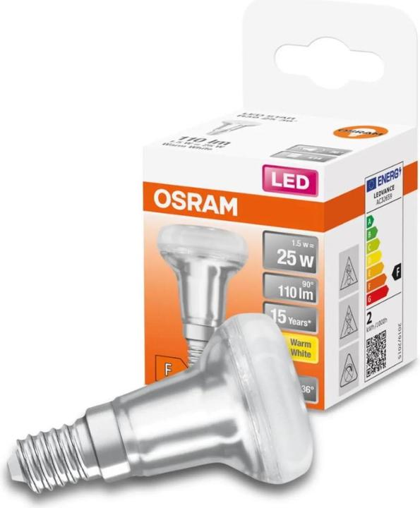 Actual product image Osram Star R39 (E14, 25 W, 110 lm, 1 x, F)
