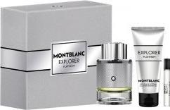 Produktbild Montblanc Set Explorer Platinum, Barbati, Eau De Parfum 100ml Eau De Parfum 7.5ml Gel De Dus 100ml (Parfum set)