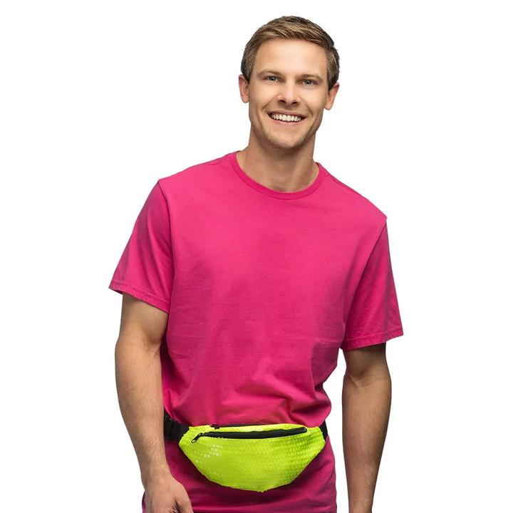 Produktbild Boland Bauchtasche Gürteltasche in Neon Gelb mit Pailletten