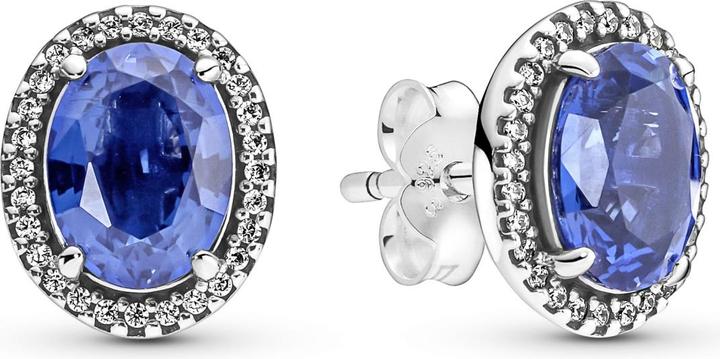 Actual product image Pandora Stud Earrings Sparkling Statement Halo (With stone(s), Sterling silver 925)