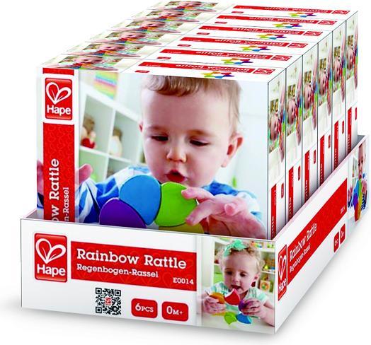 Produktbild Hape Regenbogen-Greifling (6er Display)