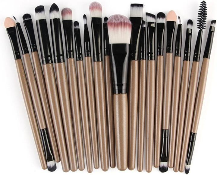 Actual product image König Design Brush Set Makeup Professional 20 pcs. Make Up Brush Set Cosmetic Brushes New (Set)