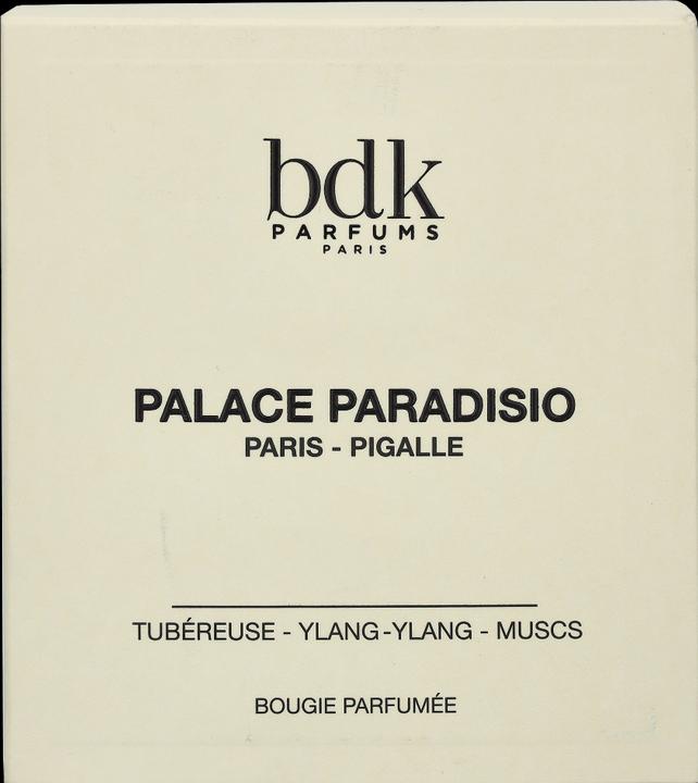 Actual product image Bdk Parfums Paris Palace Paradiso Candle (1 pcs.)