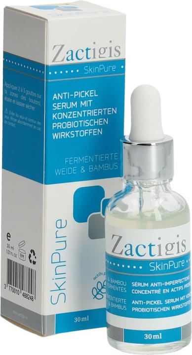 Actual product image Zactigis SkinPure anti-pimple serum with concentrated probiotic active ingredients (30 ml)