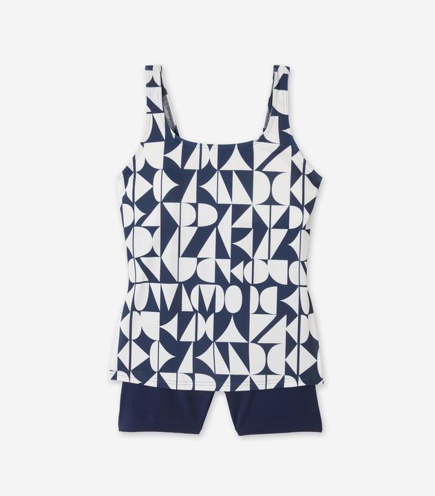 Produktbild Nabaiji Badeanzug Tankini Shorty Damen - Heva blau (50)