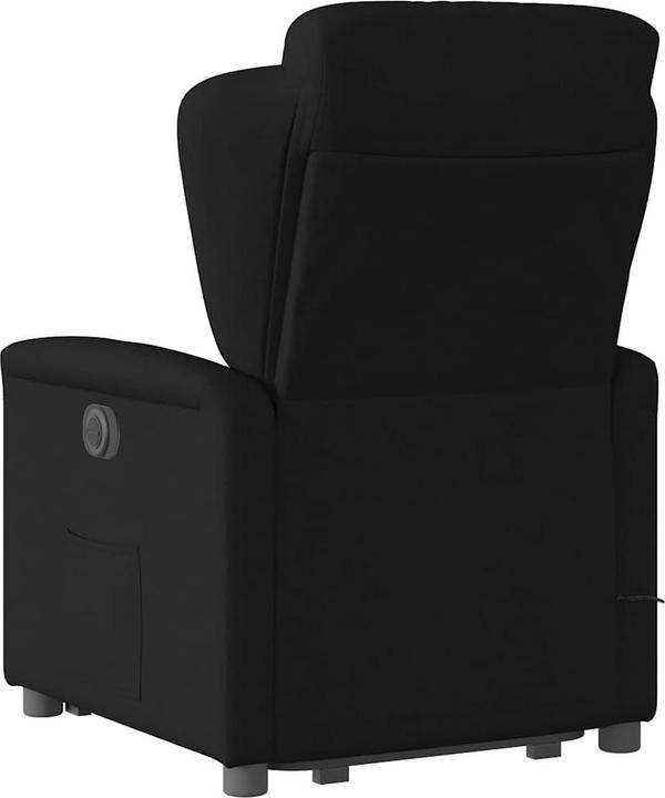 Produktbild VidaXL Massagesessel mit Aufstehhilfe Schwarz Stoff