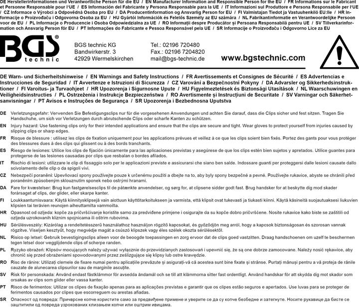 Produktbild BGS Kfz-Befestigungsclip-Sortiment für Mazda 475-tlg.
