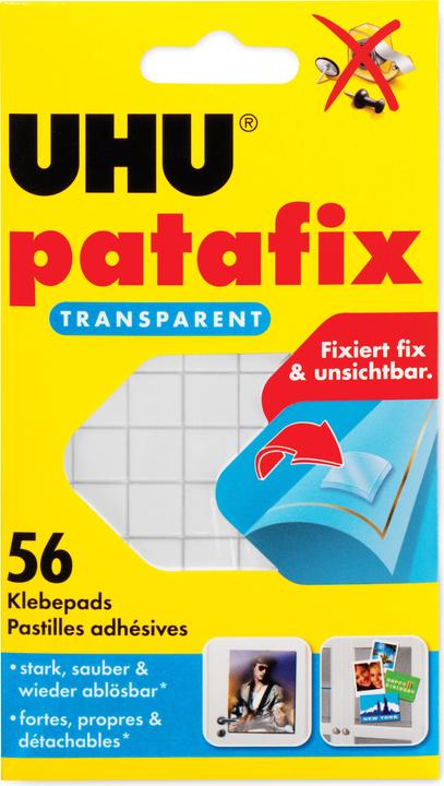 Actual product image UHU Adhesive pads patafix transparent