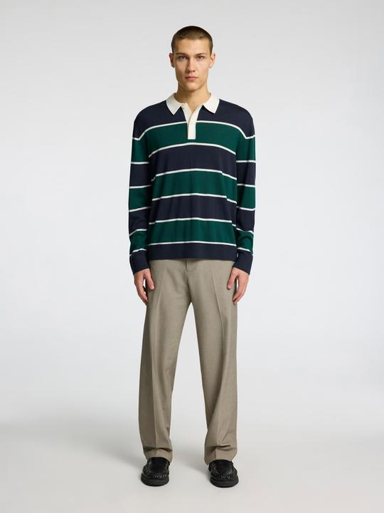 Actual product image Selected Homme 100% Merinowoll Langarm-Poloshirt (XXL)