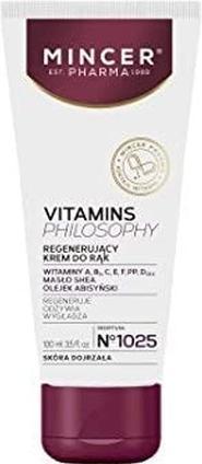 Produktbild Mincer Pharma Vitamins Philosophy Regenerating Hand Cream No.1025 100Ml (100 ml)