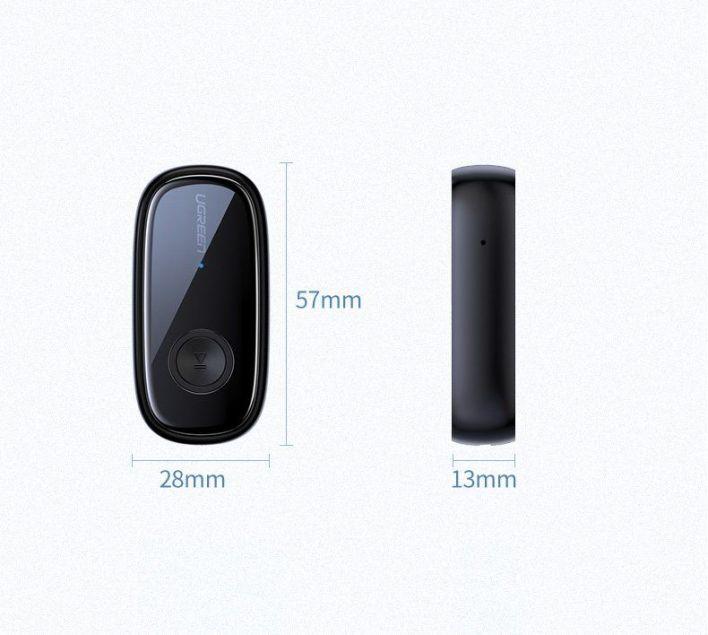 Actual product image Ugreen Bluetooth 5.0 Aux Car Adapter (Receiver)
