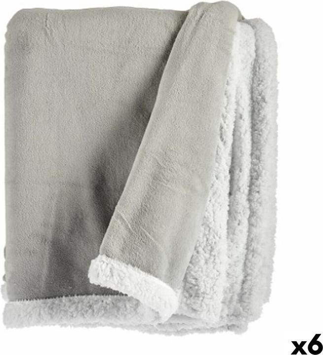 Gift Couverture Blanc Gris clair 130 x 1 x 170 cm (6 pièces)