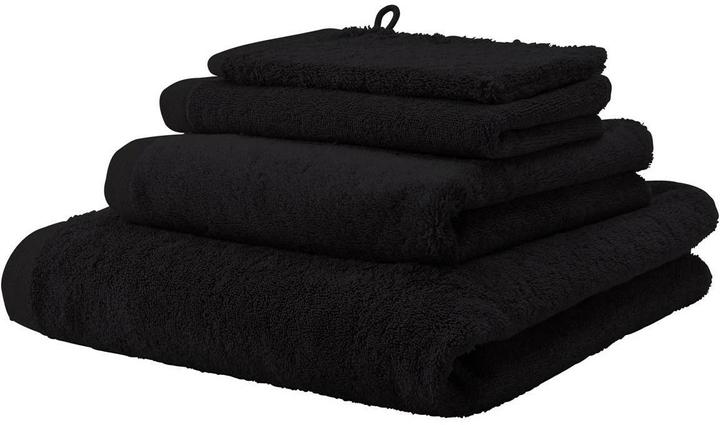 Actual product image Aquanova Waschhandschuh London 1 Stück 16 x 22 cm, Schwarz (16 x 22 cm)