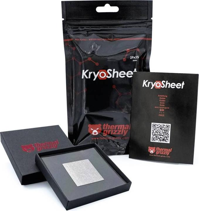 Thermal Grizzly KryoSheet Thermal Pad - 29 x 25 mm (0.20 mm)
