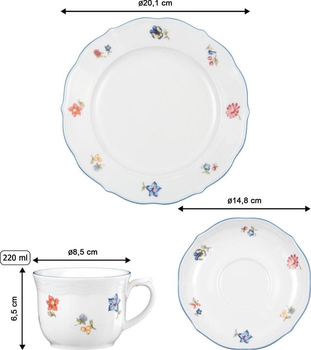 Image du produit Seltmann Kaffeeservice Sonate Nostalgie (18 pièce(s))