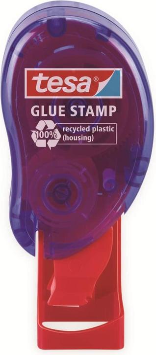 Actual product image tesa Adhesive stamp ecoLogo, double-sided adhesive pads for quick gluing of paper, cardboard & photos