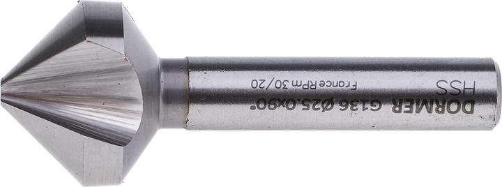 Actual product image Dormer G136 HSS SS 90 DEG C'SINK DIN335C 25.0MM (25 millimetres)