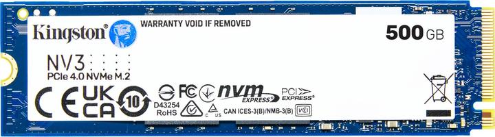 Actual product image Kingston NV3 (500 GB, M.2 2280)