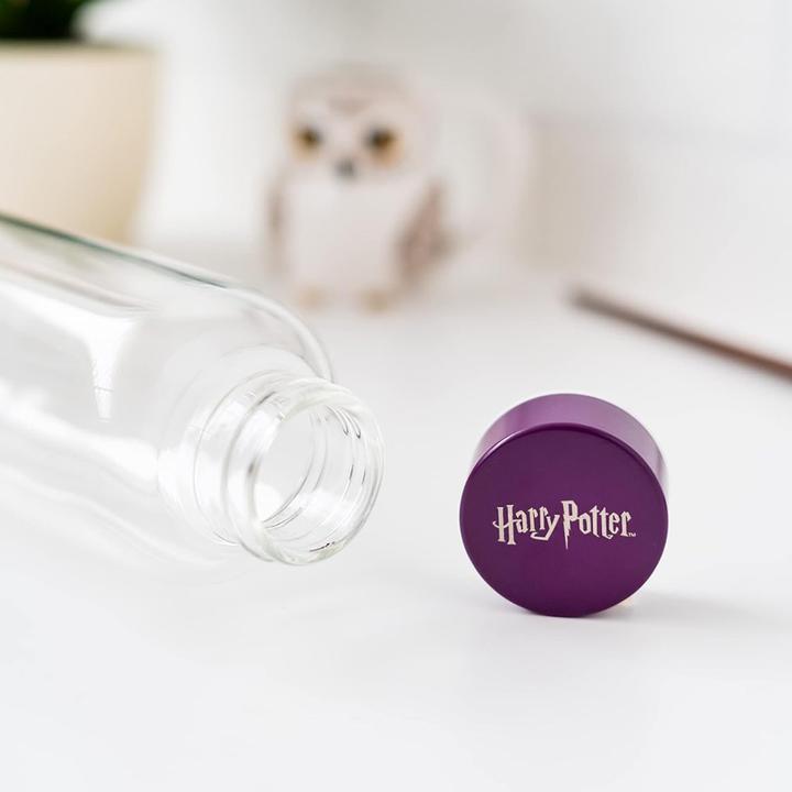 Image du produit - Bouteille d'eau en verre 500 ml (Hogwarts) (0.50 l)
