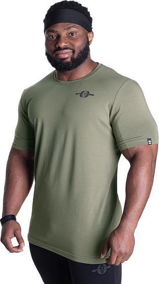 Actual product image Better Bodies Essential Tapered Tee - Washed Green (XXL)