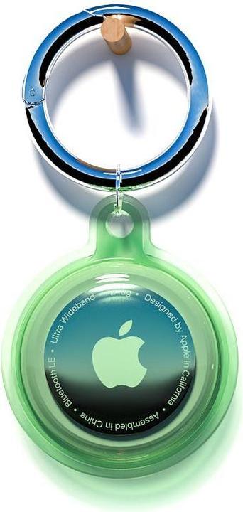 Actual product image Hurtel Apple AirTag Case Waterproof - Green