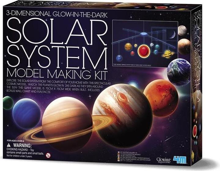 Actual product image 4M 3D Solar System Mobile Making Kit