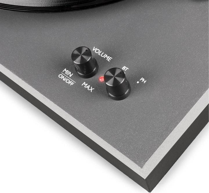 Produktbild Fenton Platenspeler met Bluetooth en Speakers - RP165G - Incl. Naald - Aluminium / zilver (Vollautomatisch)