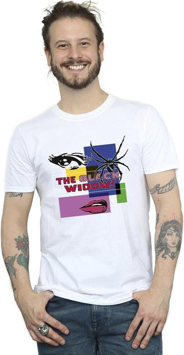 Immagine prodotto Black Widow Pop Art Maglietta Uomo (4XL)