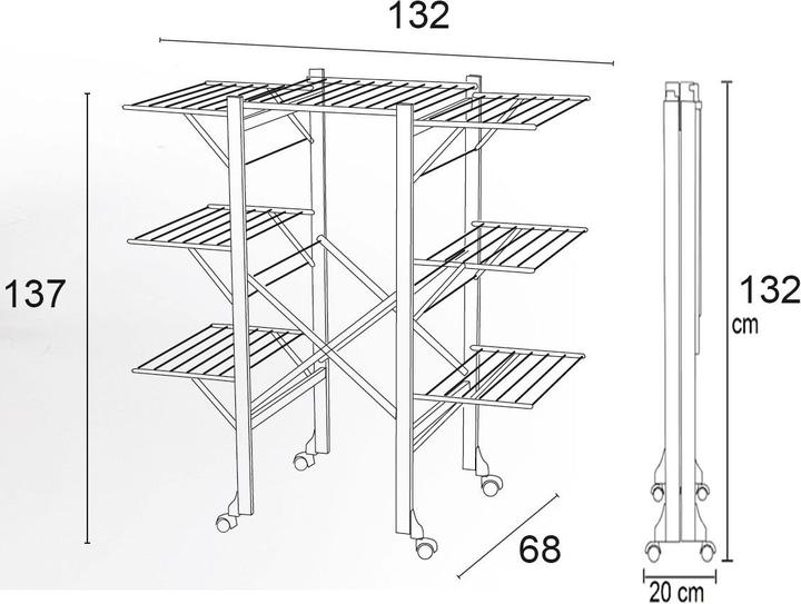 Actual product image Europe & Nature Drying rack