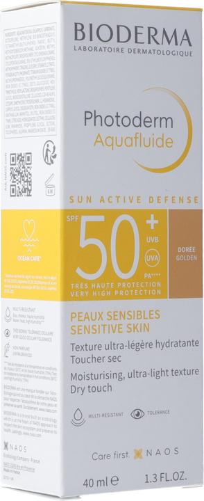 Produktbild Bioderma Photoderm Aquafluide SPF50+ doré (Sonnencreme Gesicht, SPF 50, 40 ml)