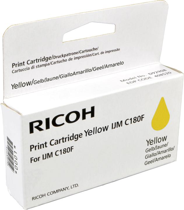 Produktbild RICOH Toner IJM C180F yellow 1600 Seiten 408520 (Y)