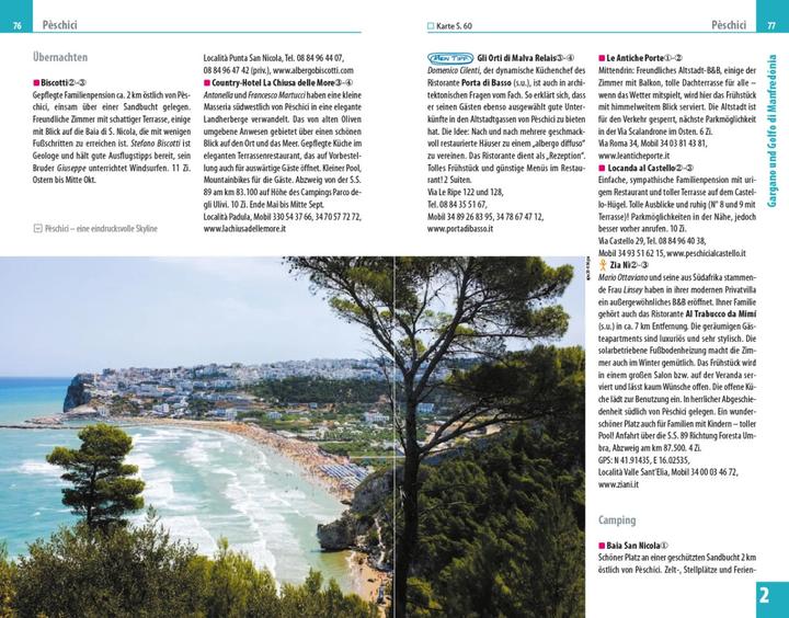 Actual product image Travel guide Puglia, Gargano, Salento (German, Peter Amann, 2021)