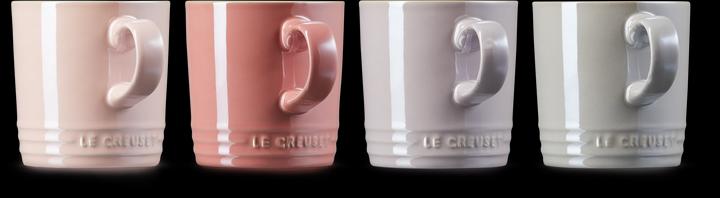 Actual product image Le Creuset Mug 350 ml set of 4 Metallics Rosé (350 ml, 4 x)