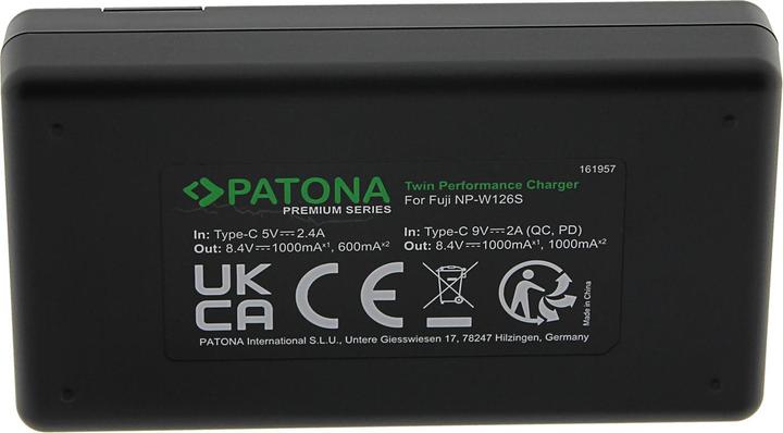 Produktbild Patona Premium Twin Ladeg. Fuji NP-W126 (Ladegerät)