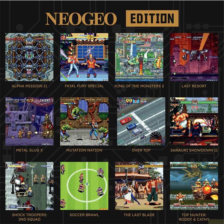 Actual product image Blaze Evercade Neo-Geo Super Pocket