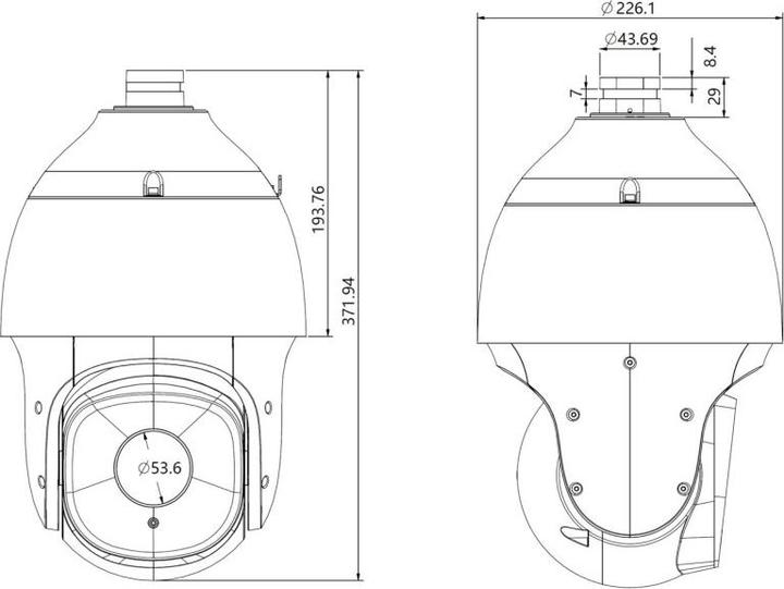 Produktbild Urmet VK 1099/395 5MPX IP PTZ-Kamera
